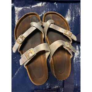 Birkenstock Mayari Toe Loop Sandals Holographic Straps Women
